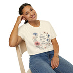 His Mercies Are New Every Morning – Floral Scripture Tee (Lamentations 3:22–23)