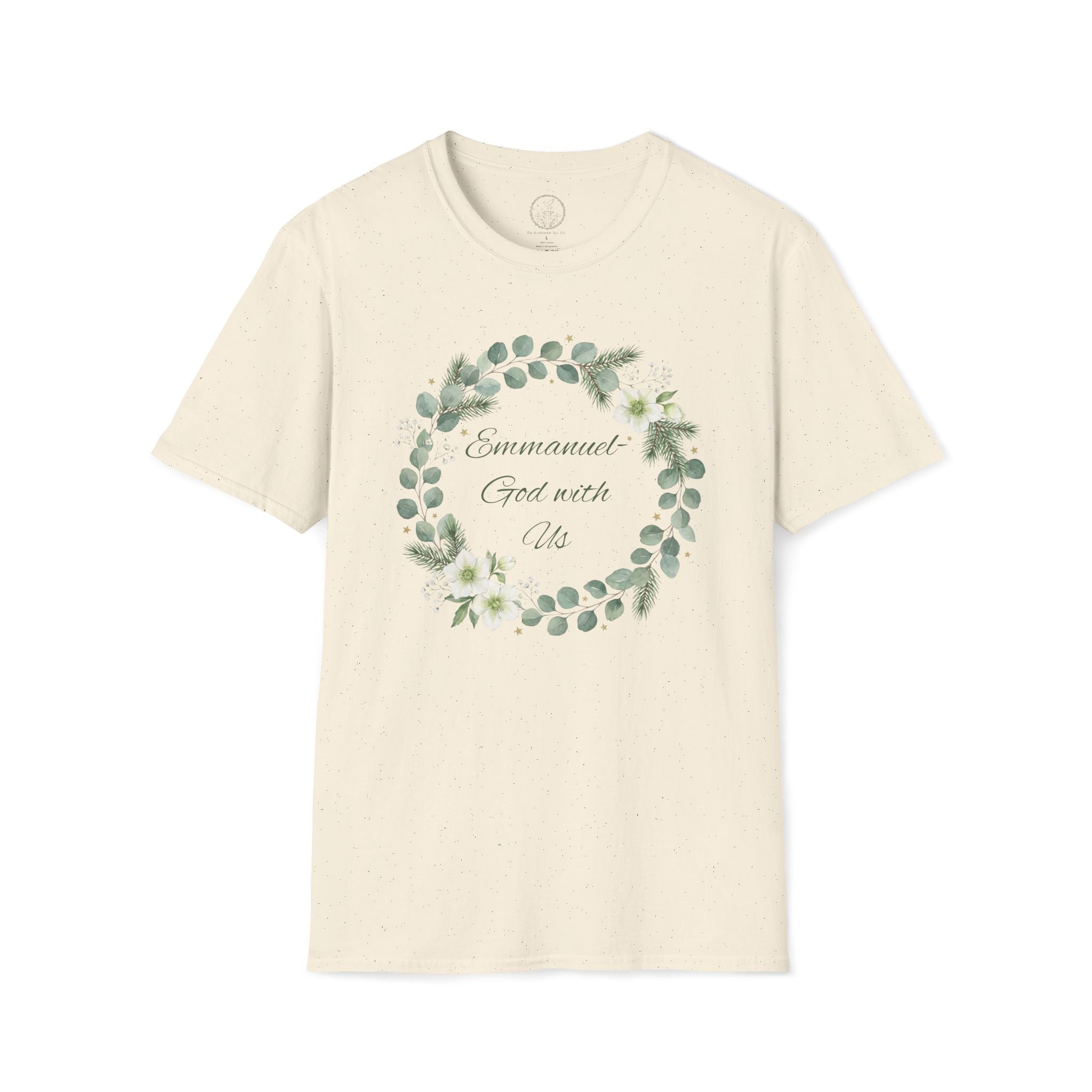 Emmanuel – God With Us Christmas Wreath Tee