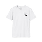 By Faith The Walls Fell Down Left Chest Design T-Shirt