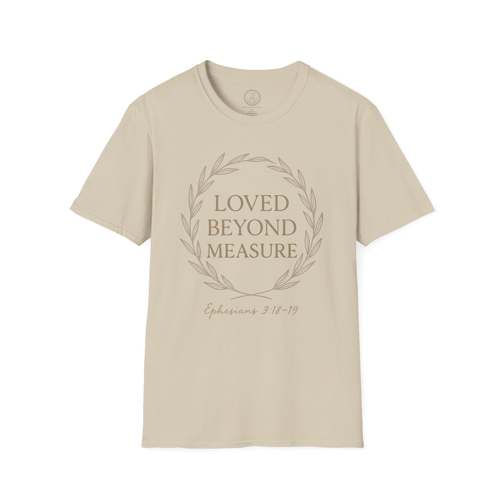 Loved Beyond Measure – Ephesians 3:18–19 Christian T-Shirt