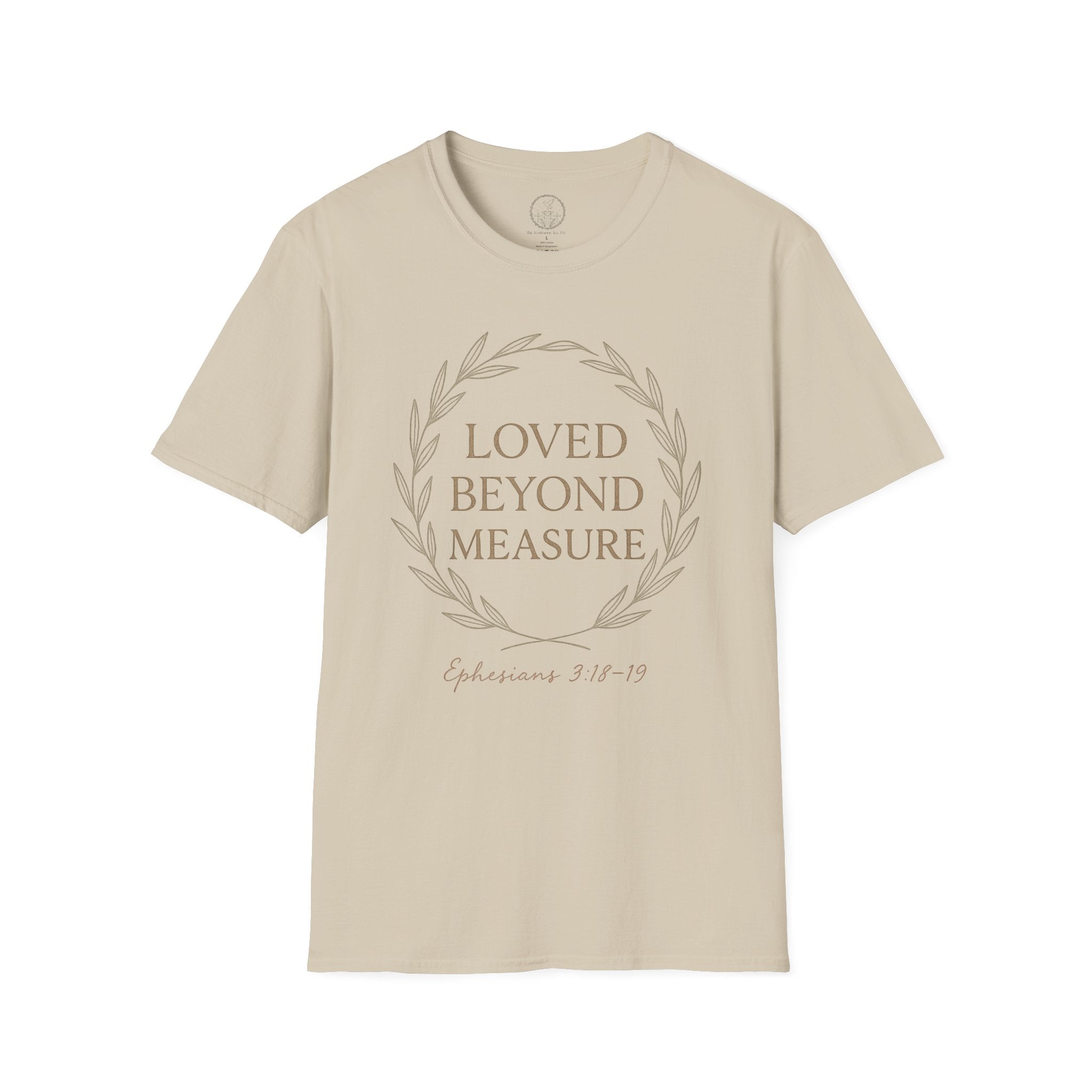 Loved Beyond Measure – Ephesians 3:18–19 Christian T-Shirt