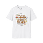 Trust in the Lord With All Your Heart Floral Scripture Tee