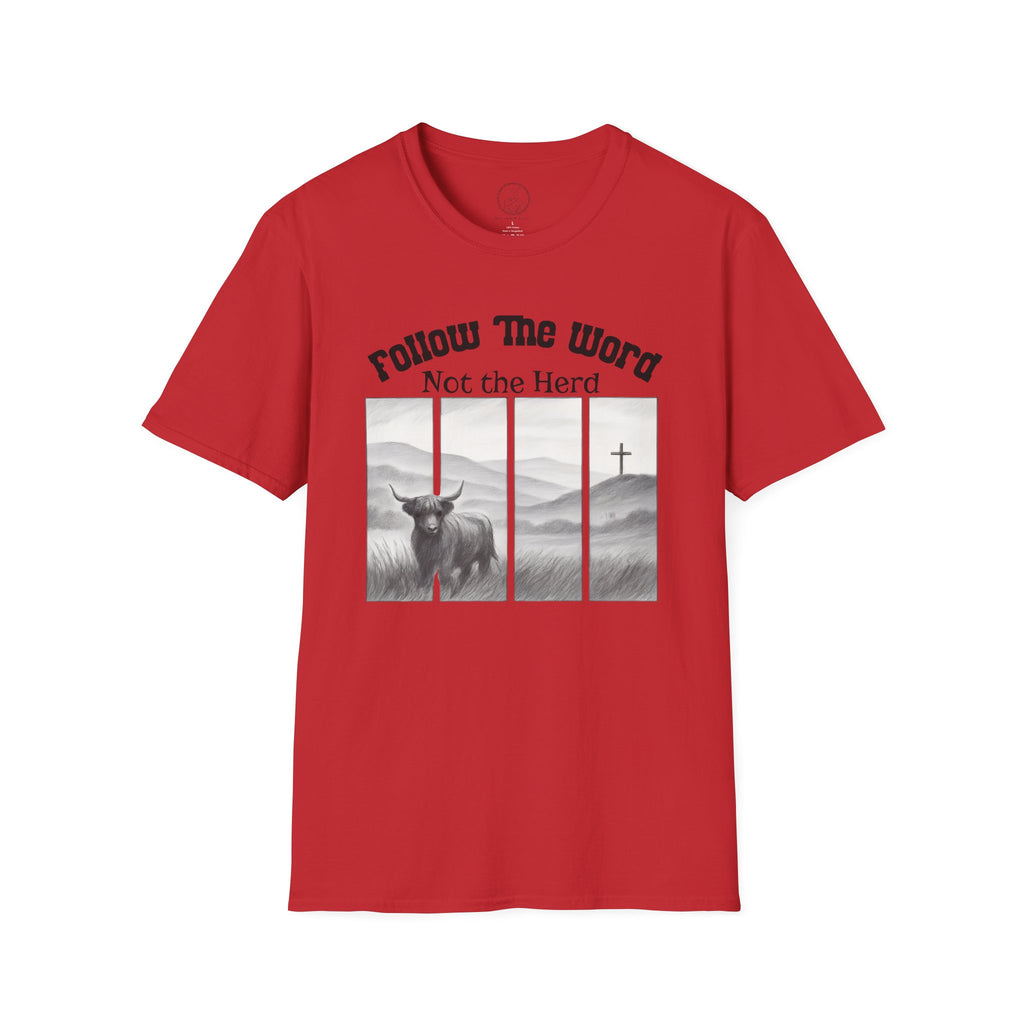 Follow the Word, Not the Herd – Christian Western Graphic Tee