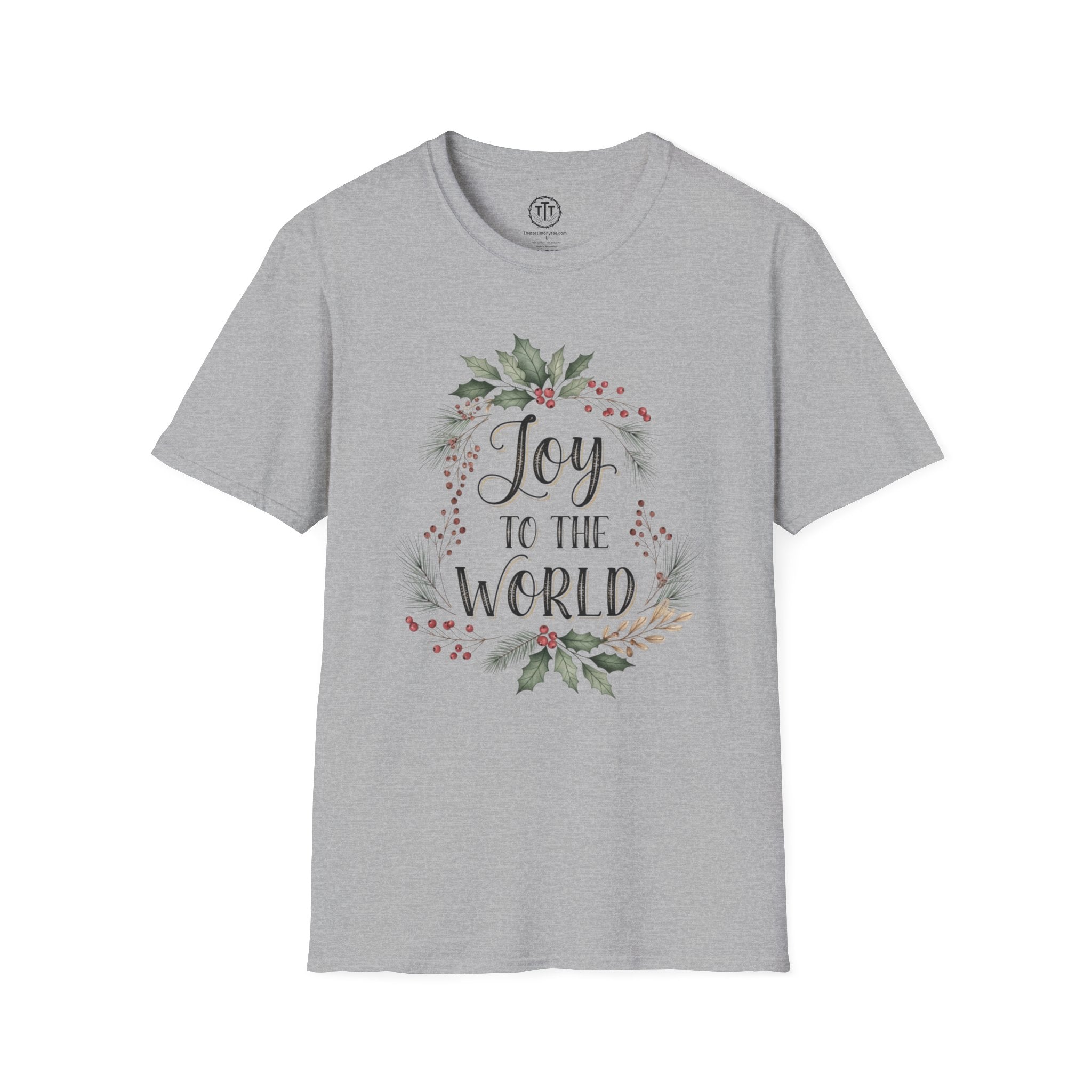 Joy to the World – Christmas Christian T-Shirt