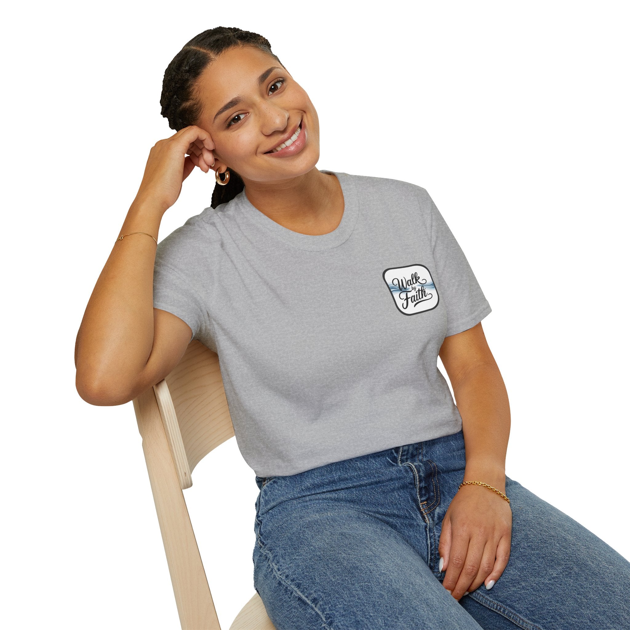 Walk by Faith – Christian Minimalist T-Shirt