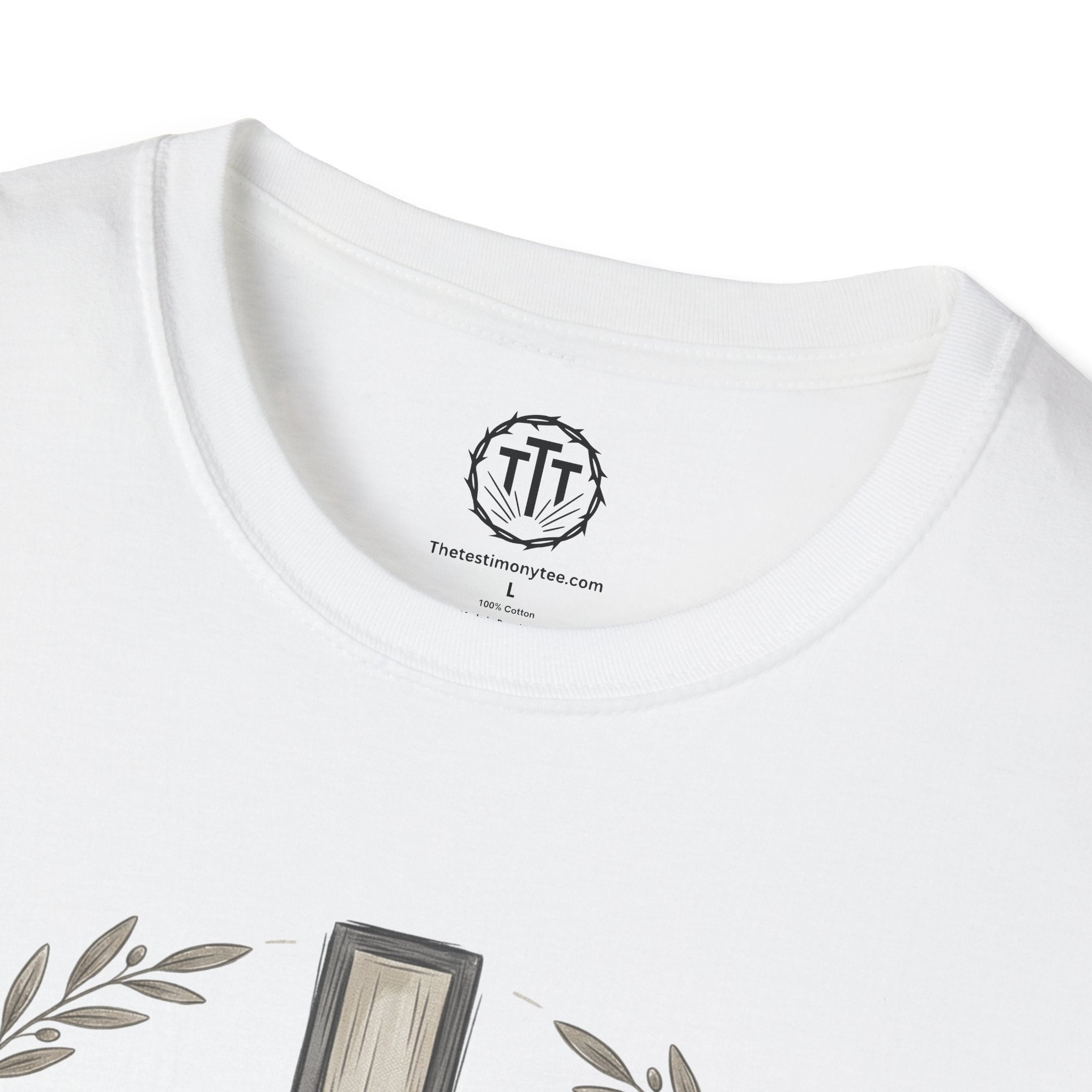 Redeemed by Grace – Christian Cross T-Shirt