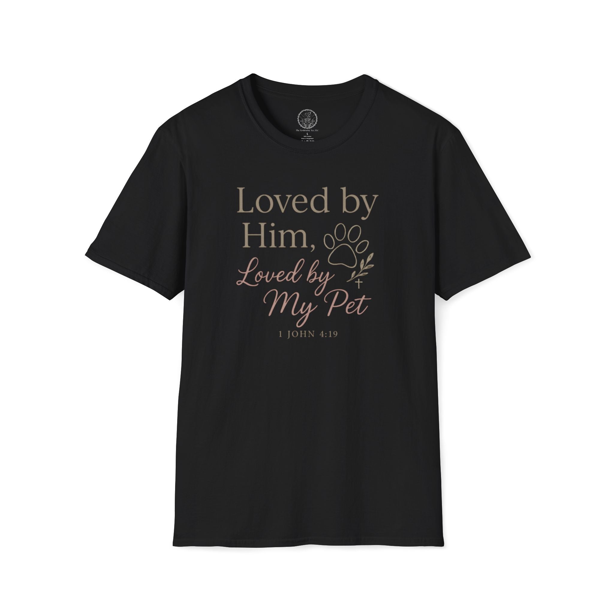 Loved by Him, Loved by My Pet T-Shirt