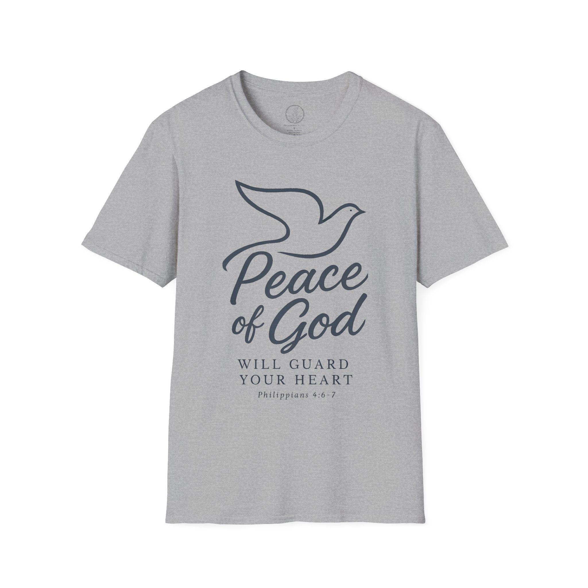 Peace of God Will Guard Your Heart | Philippians 4:6-7 Christian T-Shir