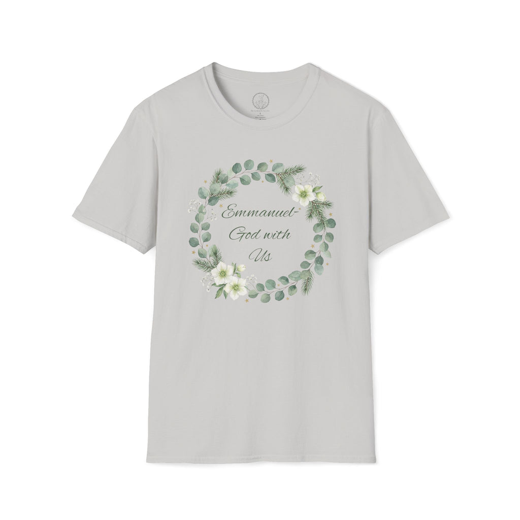 Emmanuel – God With Us Christmas Wreath Tee