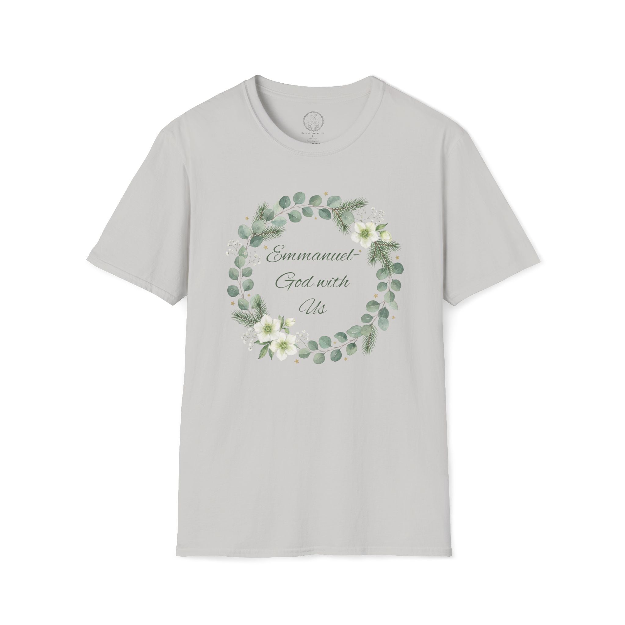 Emmanuel – God With Us Christmas Wreath Tee