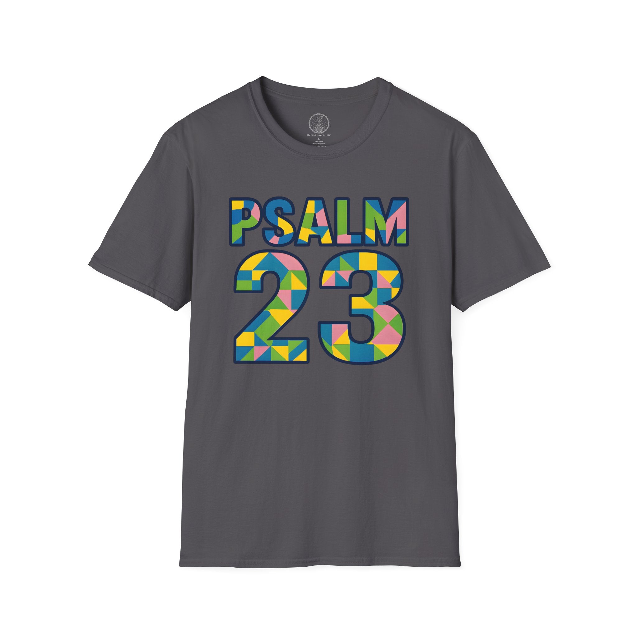Psalm 23 Geo Mosaic Christian T-Shirt