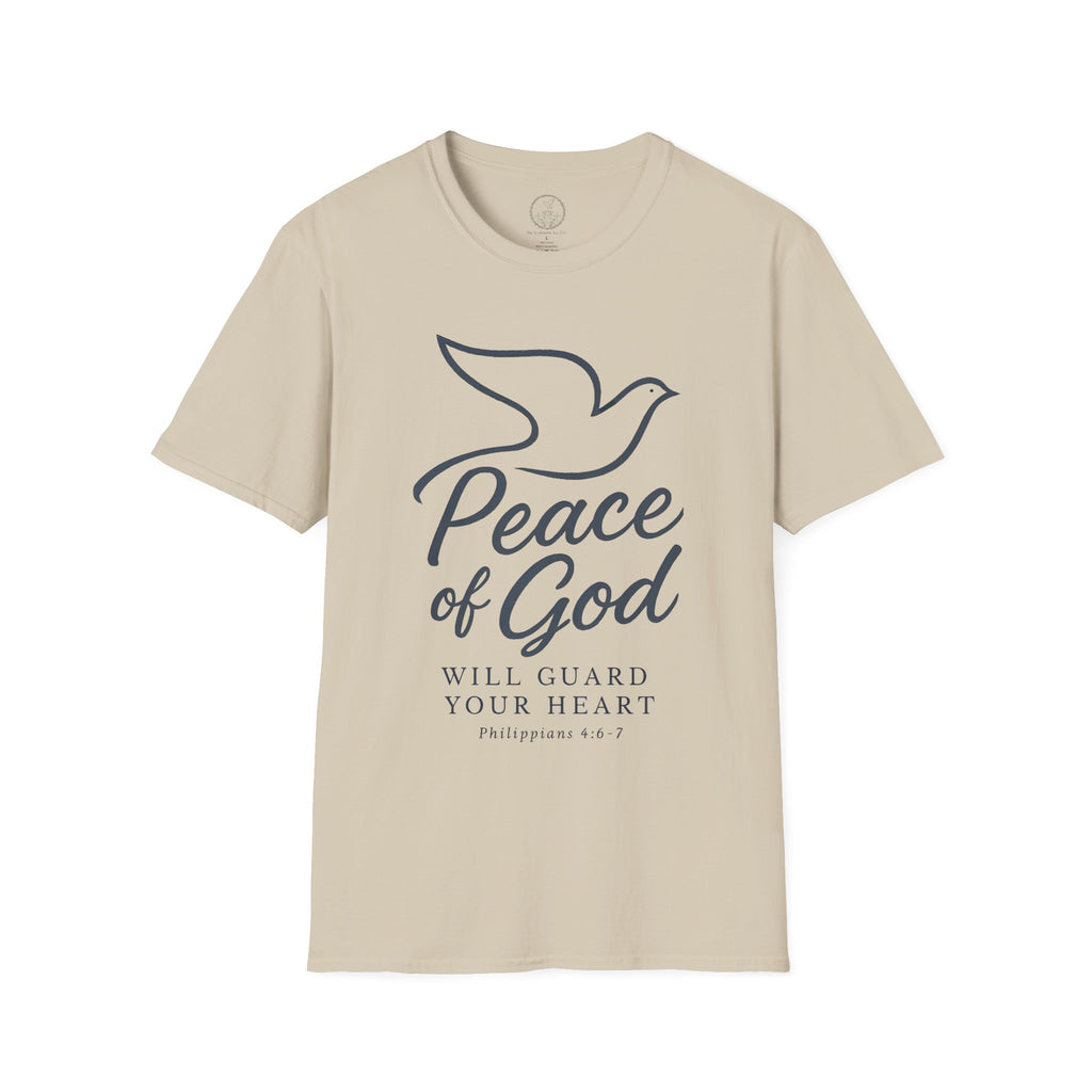 Peace of God Will Guard Your Heart | Philippians 4:6-7 Christian T-Shir