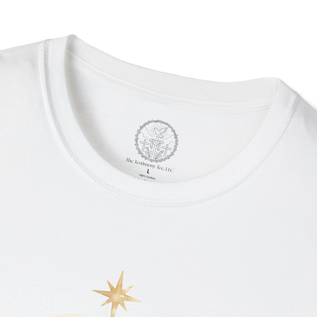 Unto Us a Child Is Born – Isaiah 9:6 Christmas Nativity Tee