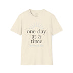 One Day at a Time – Matthew 6:34 Christian T-Shirt