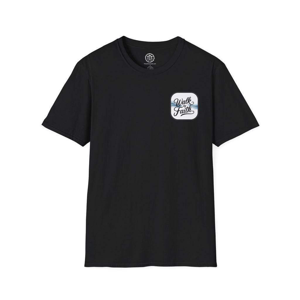Walk by Faith – Christian Minimalist T-Shirt