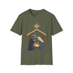 Patchwork Print Manger Scene