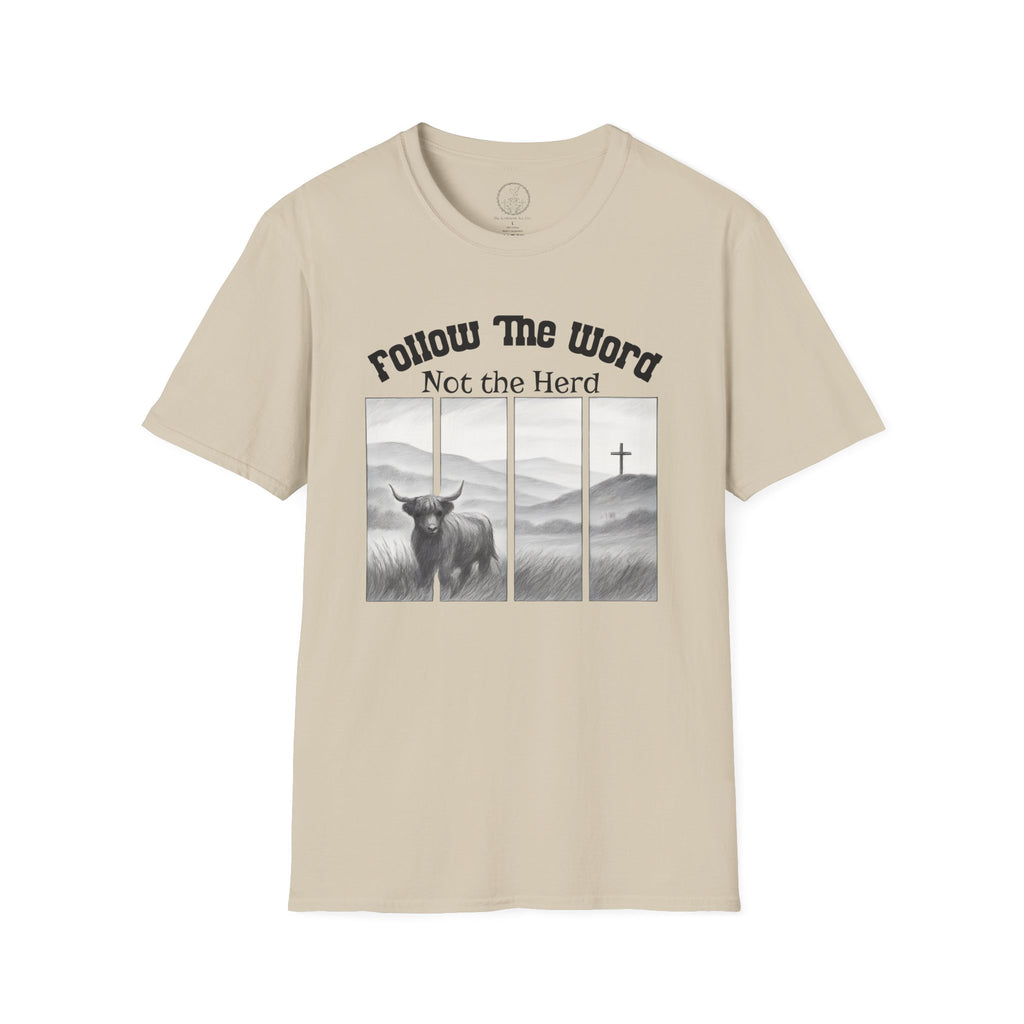 Follow the Word, Not the Herd – Christian Western Graphic Tee