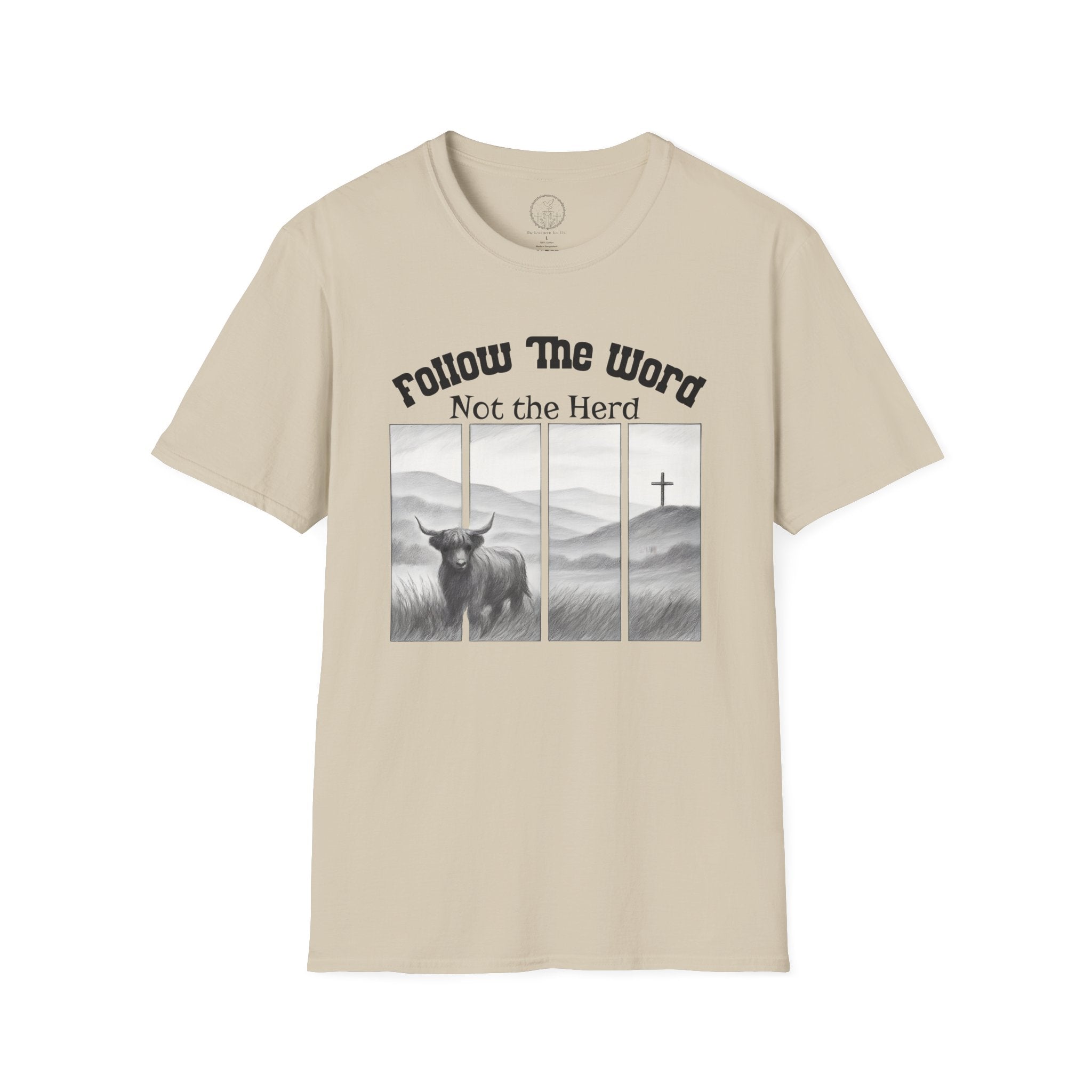 Follow the Word, Not the Herd – Christian Western Graphic Tee