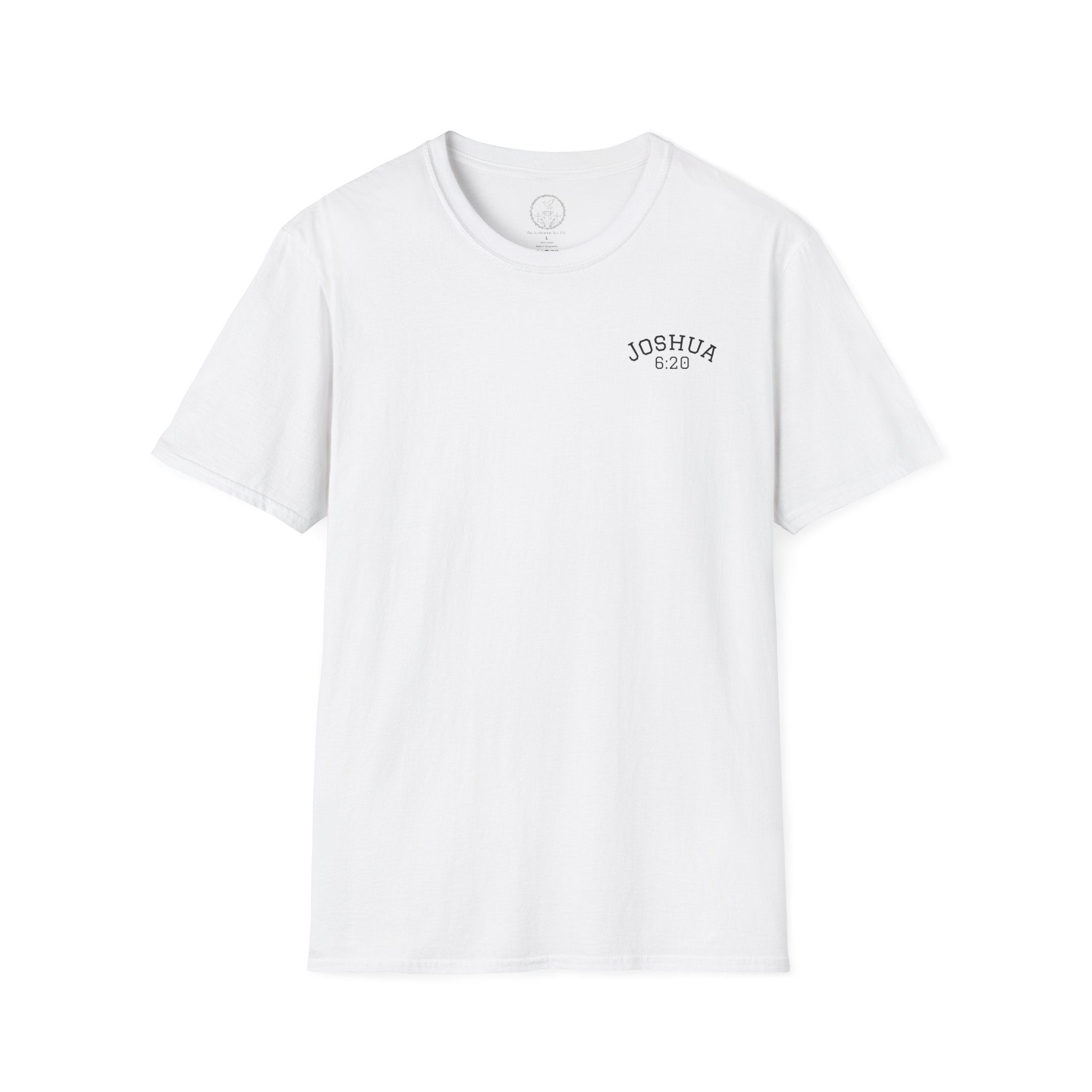 By Faith the Walls Fell Down (Front/Back)– Joshua 6:20 Christian T-Shirt