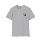 By Faith The Walls Fell Down Left Chest Design T-Shirt
