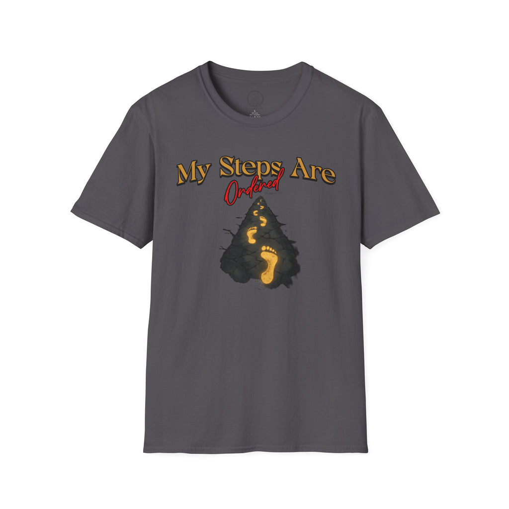 My Steps Are Ordered – Psalm 37:23 Christian T-Shirt