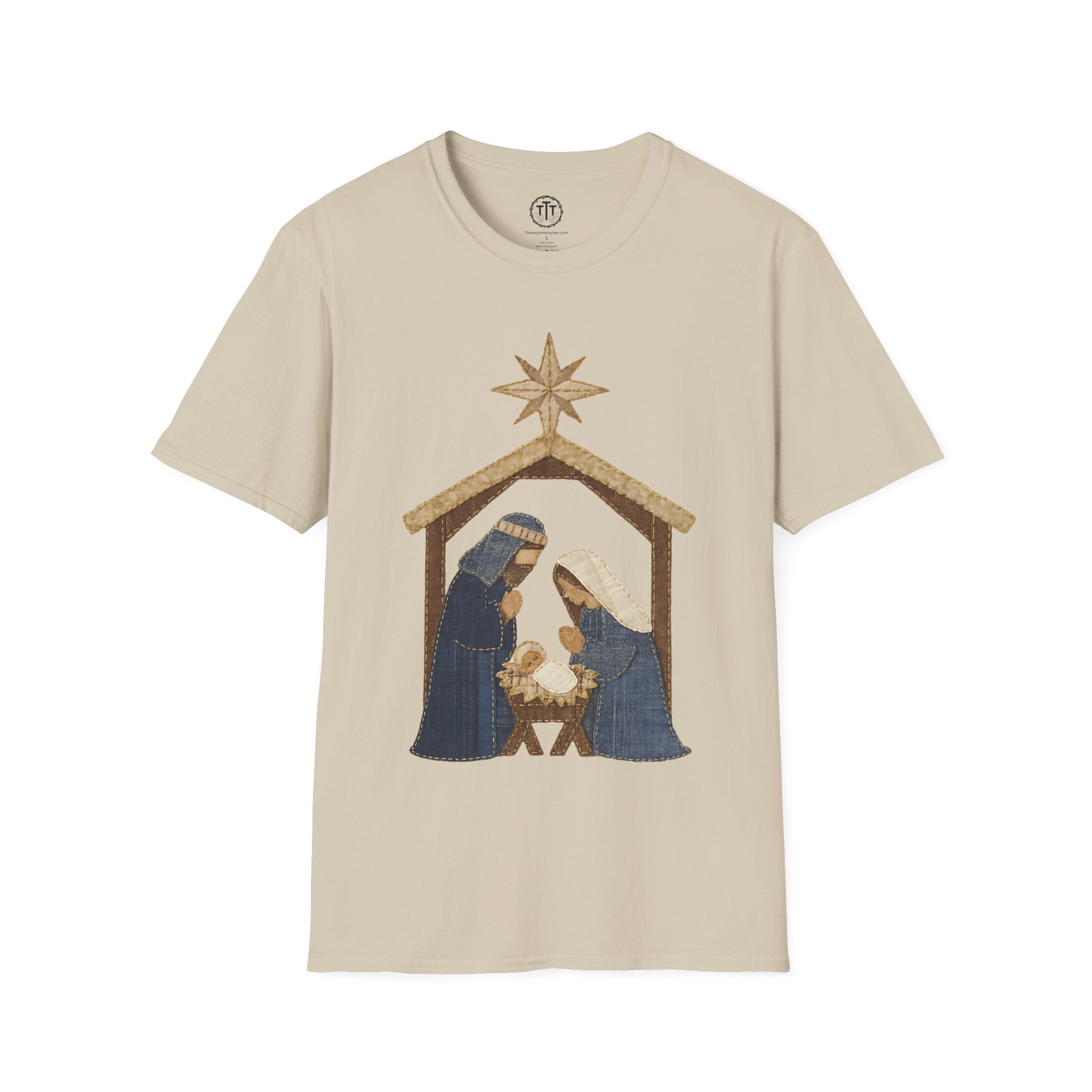 Patchwork Print Manger Scene