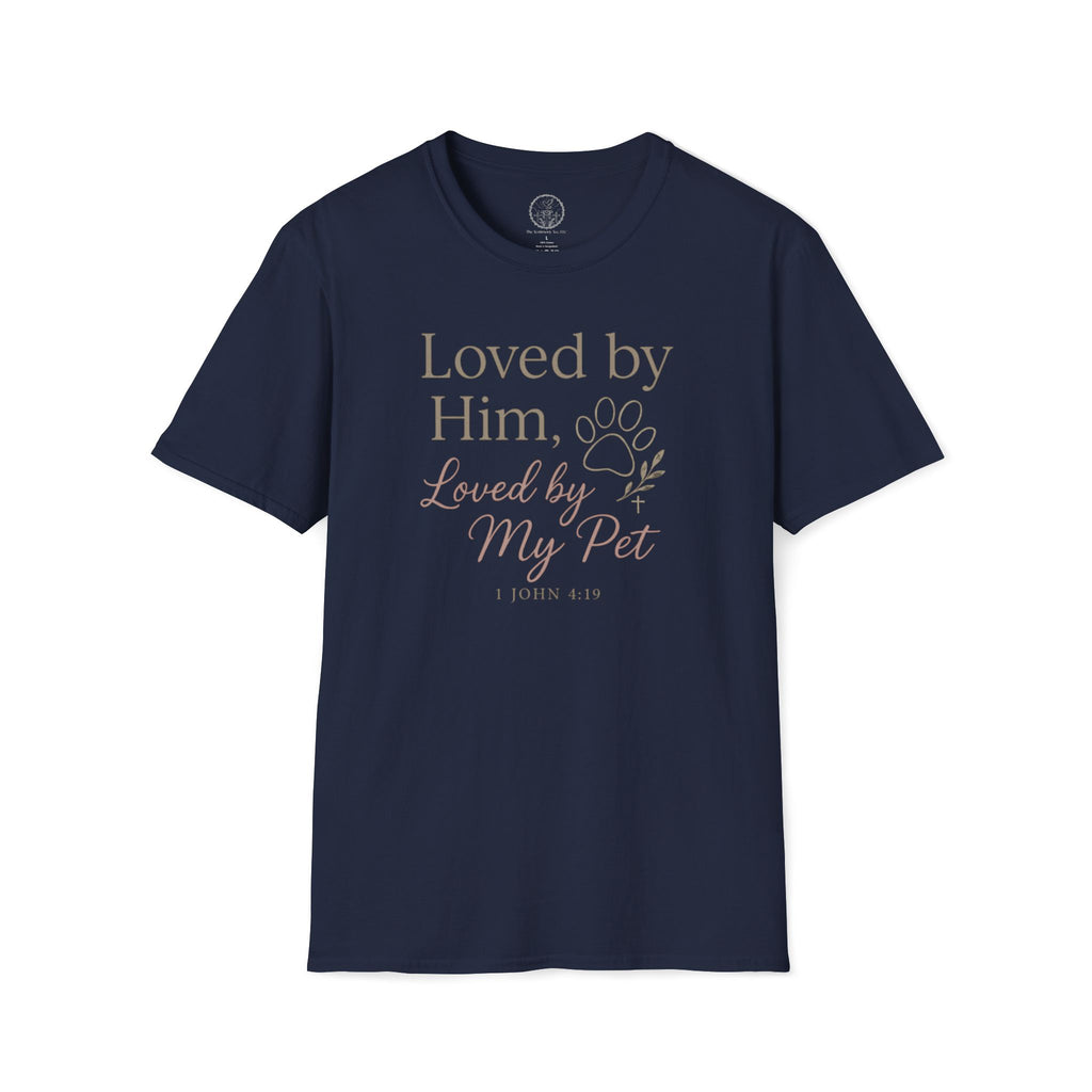 Loved by Him, Loved by My Pet T-Shirt