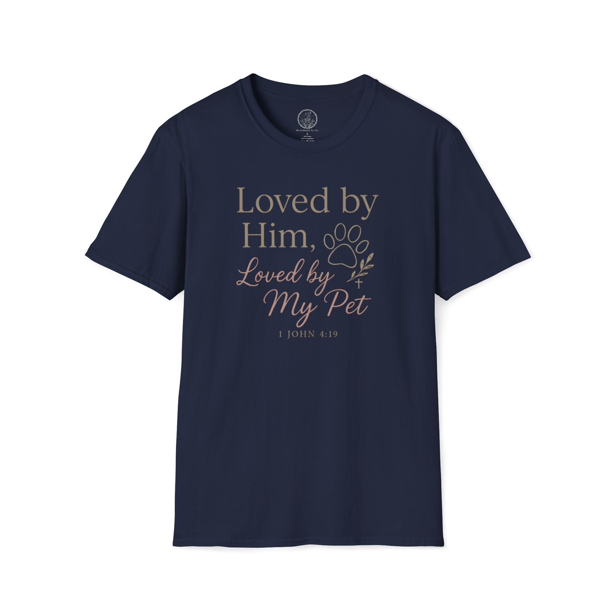Loved by Him, Loved by My Pet T-Shirt