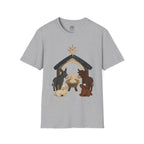 Patchwork Print Manger Scene