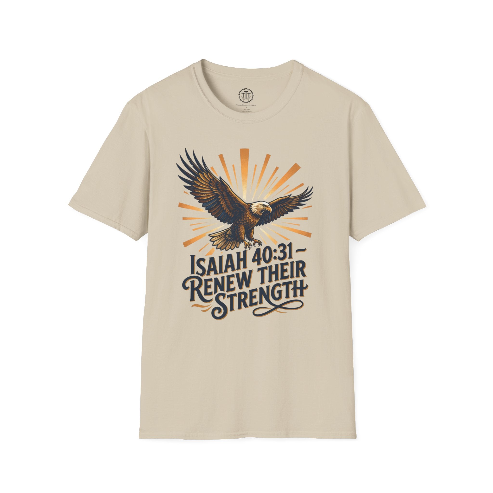 Isaiah 40:31 – Renew Their Strength Eagle T-Shirt
