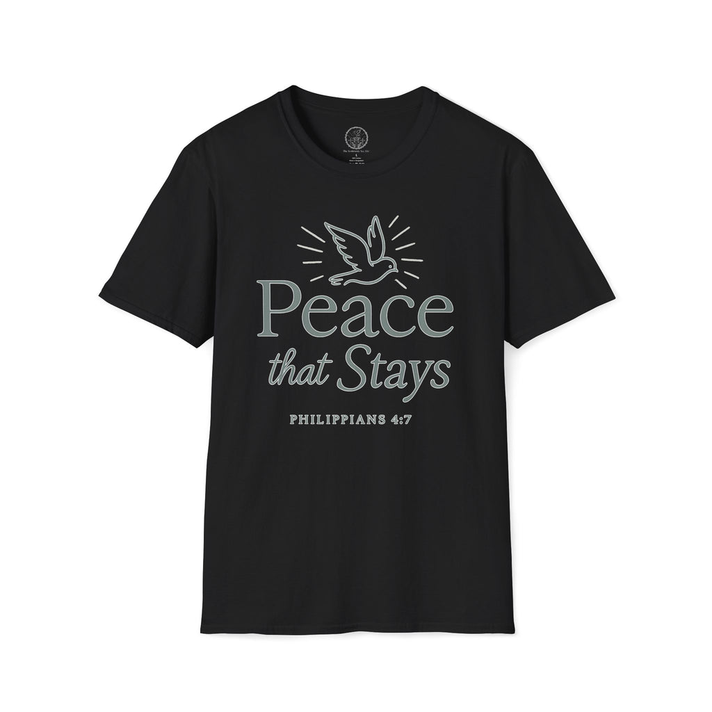 Peace That Stays • Philippians 4:7 Christian T-Shirt