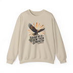 Isaiah 40:31 Eagle Sweatshirt — Renew Their Strength Christian Crewneck