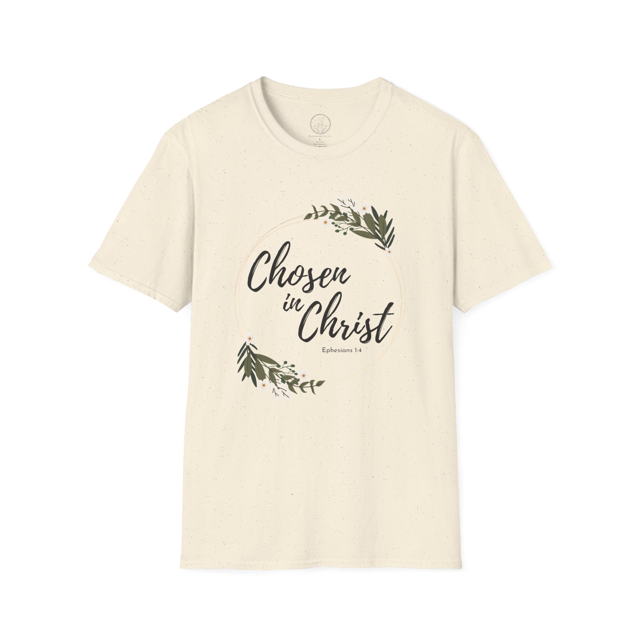 Chosen in Christ – Ephesians 1:4 Christian T-Shirt