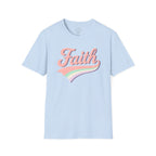 Faith Retro Rainbow Christian T-Shirt