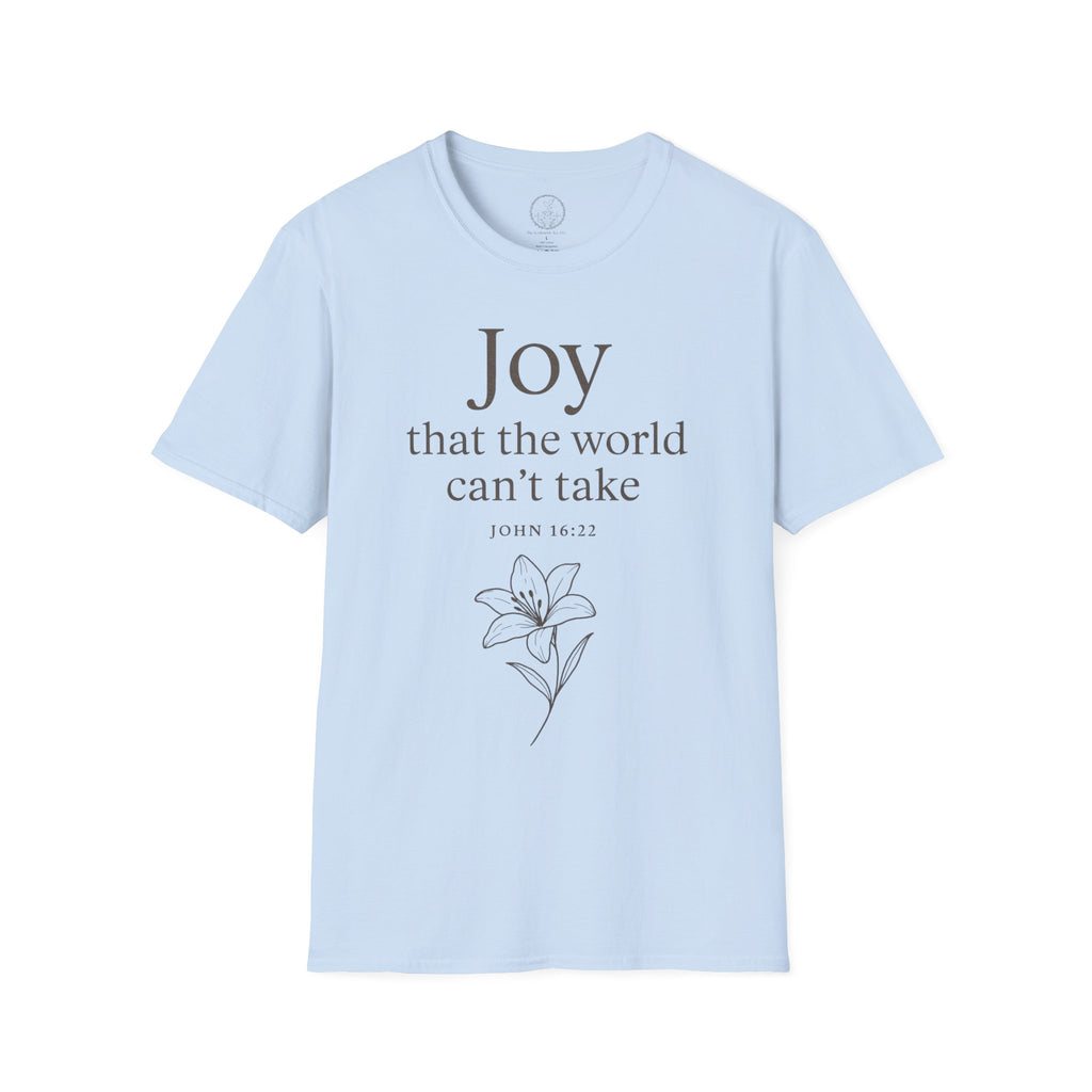 Joy That the World Can’t Take — John 16:22 Tee