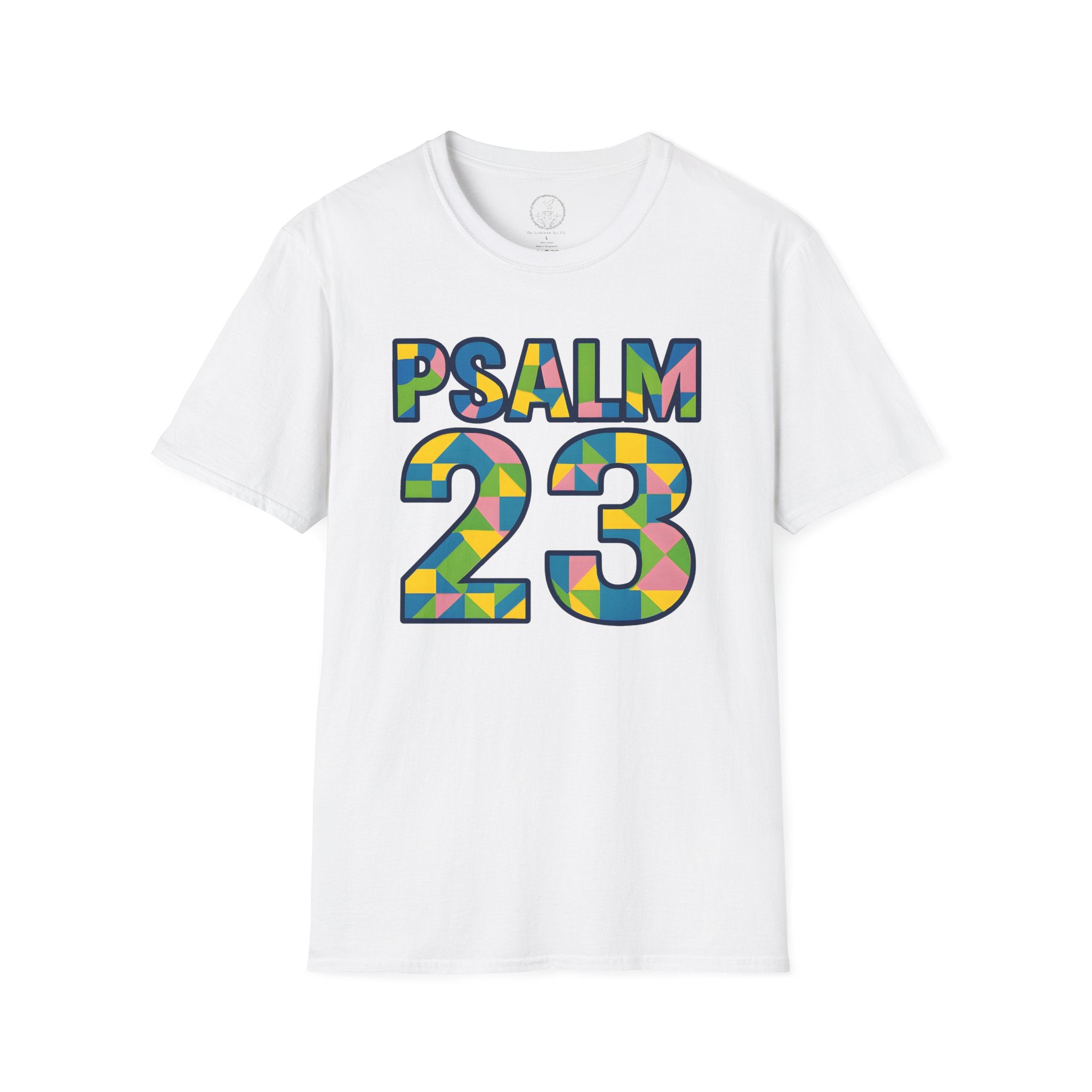 Psalm 23 Geo Mosaic Christian T-Shirt