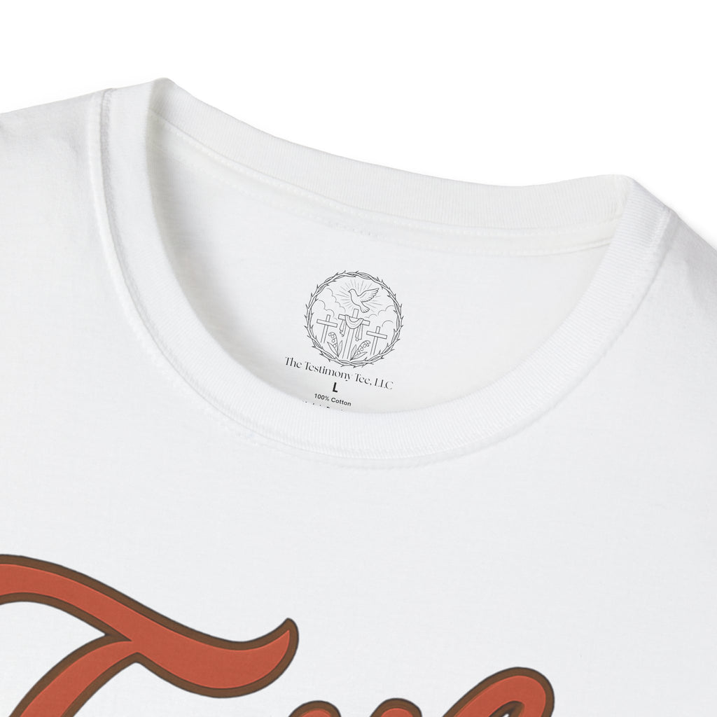 Faith Retro Script Christian T-Shirt