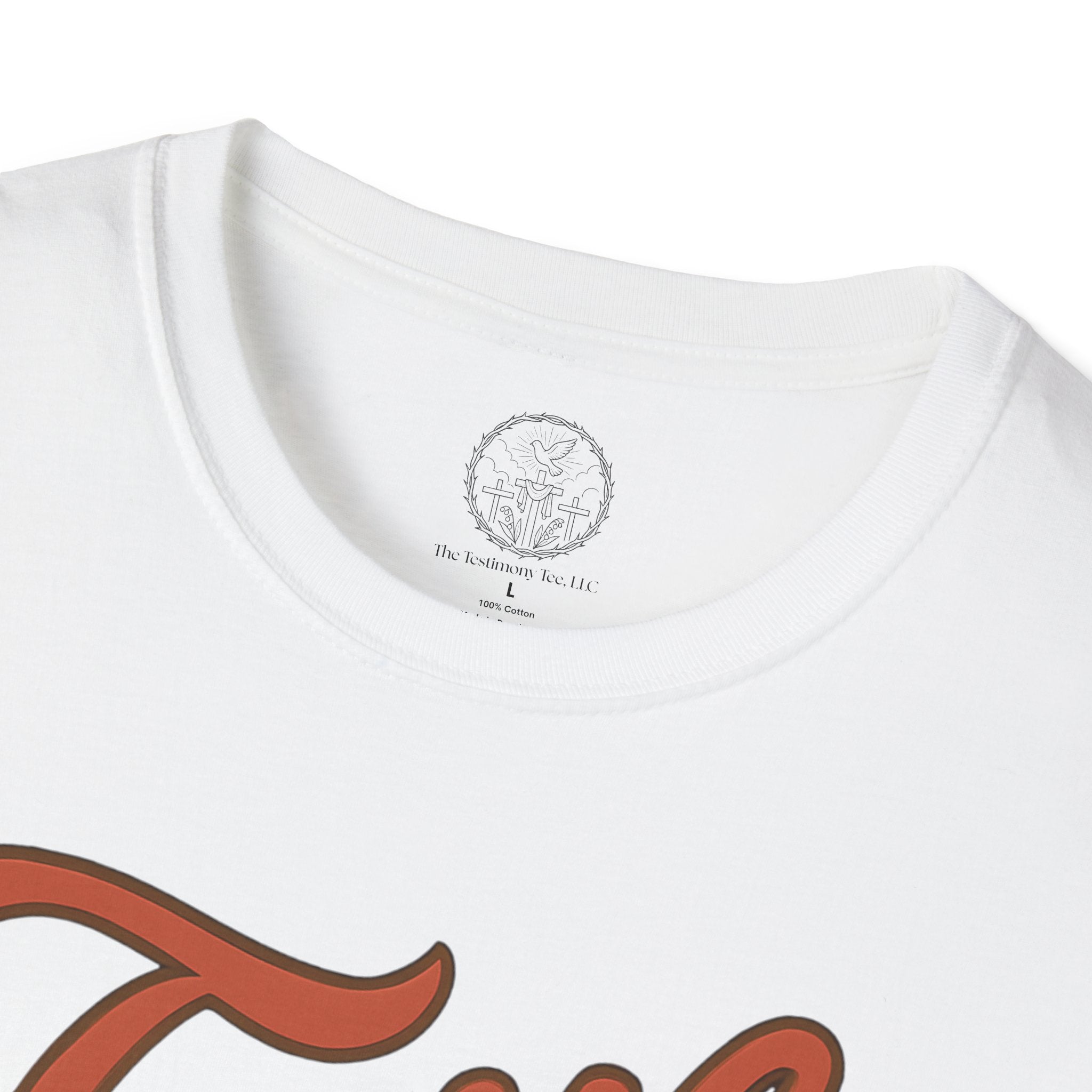 Faith Retro Script Christian T-Shirt