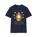 Tell Your Story, Shine His Light – Matthew 5:16 Christian T-Shirt