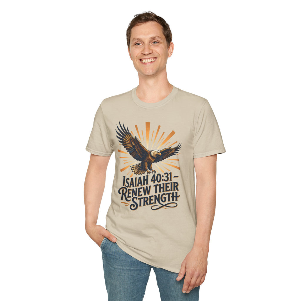 Isaiah 40:31 – Renew Their Strength Eagle T-Shirt