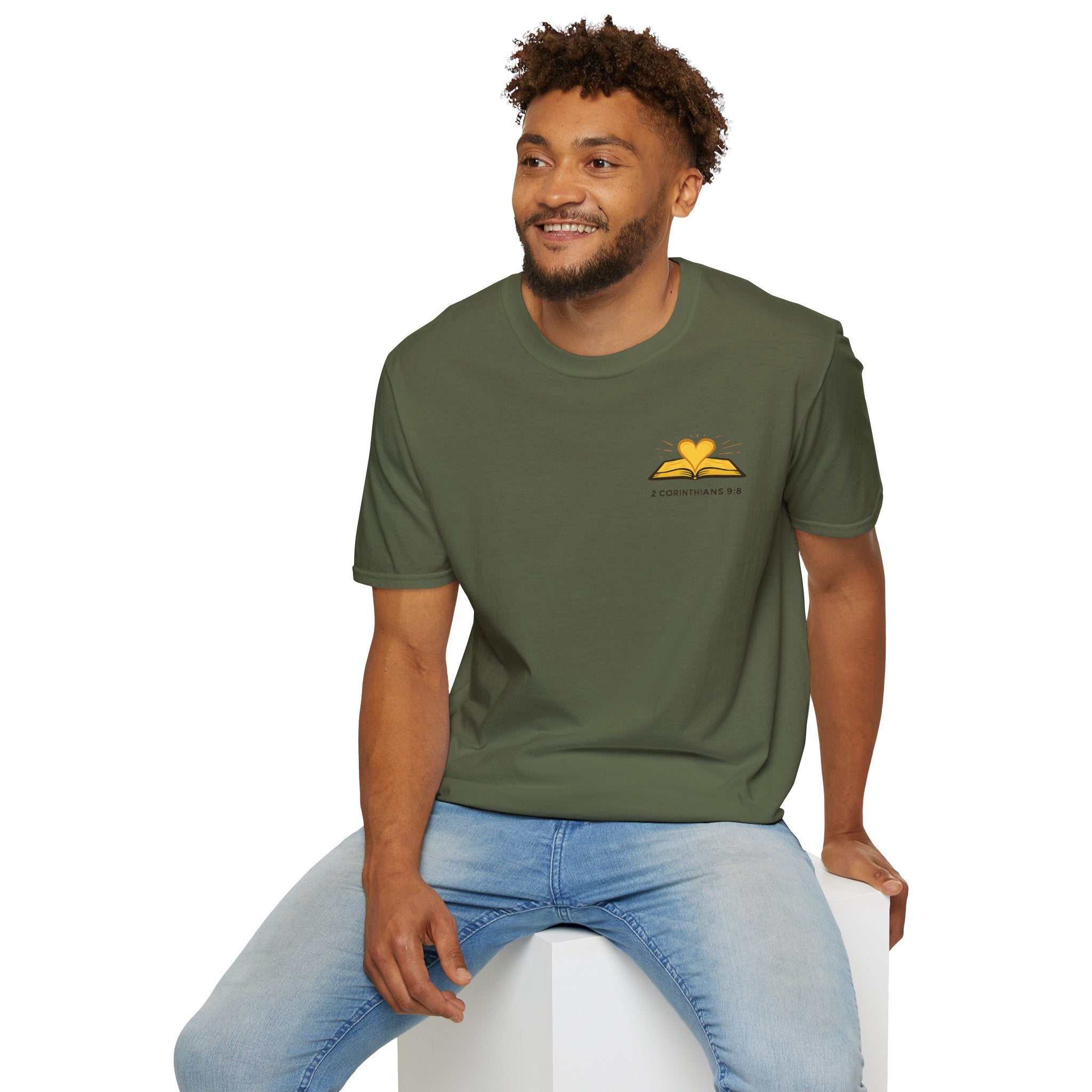 Grace Wrote My Story – 2 Corinthians 9:8 Christian T-Shirt