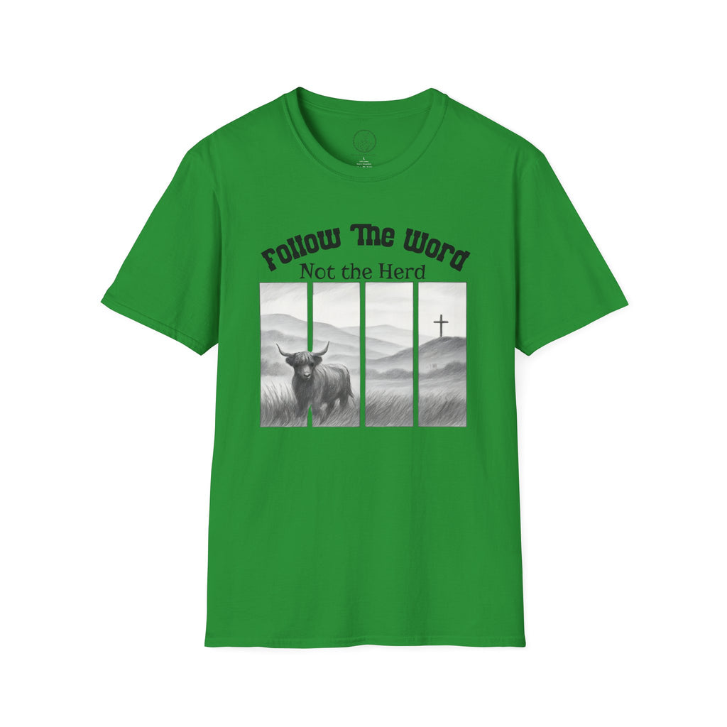 Follow the Word, Not the Herd – Christian Western Graphic Tee