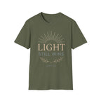 Light Still Wins — John 1:5 Christian T-Shirt
