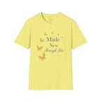 Made New Through Him – 2 Corinthians 5:17 Christian T-Shirt
