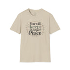 You Will Keep in Perfect Peace – Isaiah 26:3 Christian T-Shirt