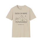 Faith Can Move Mountains – Matthew 17:20 Christian T-Shirt