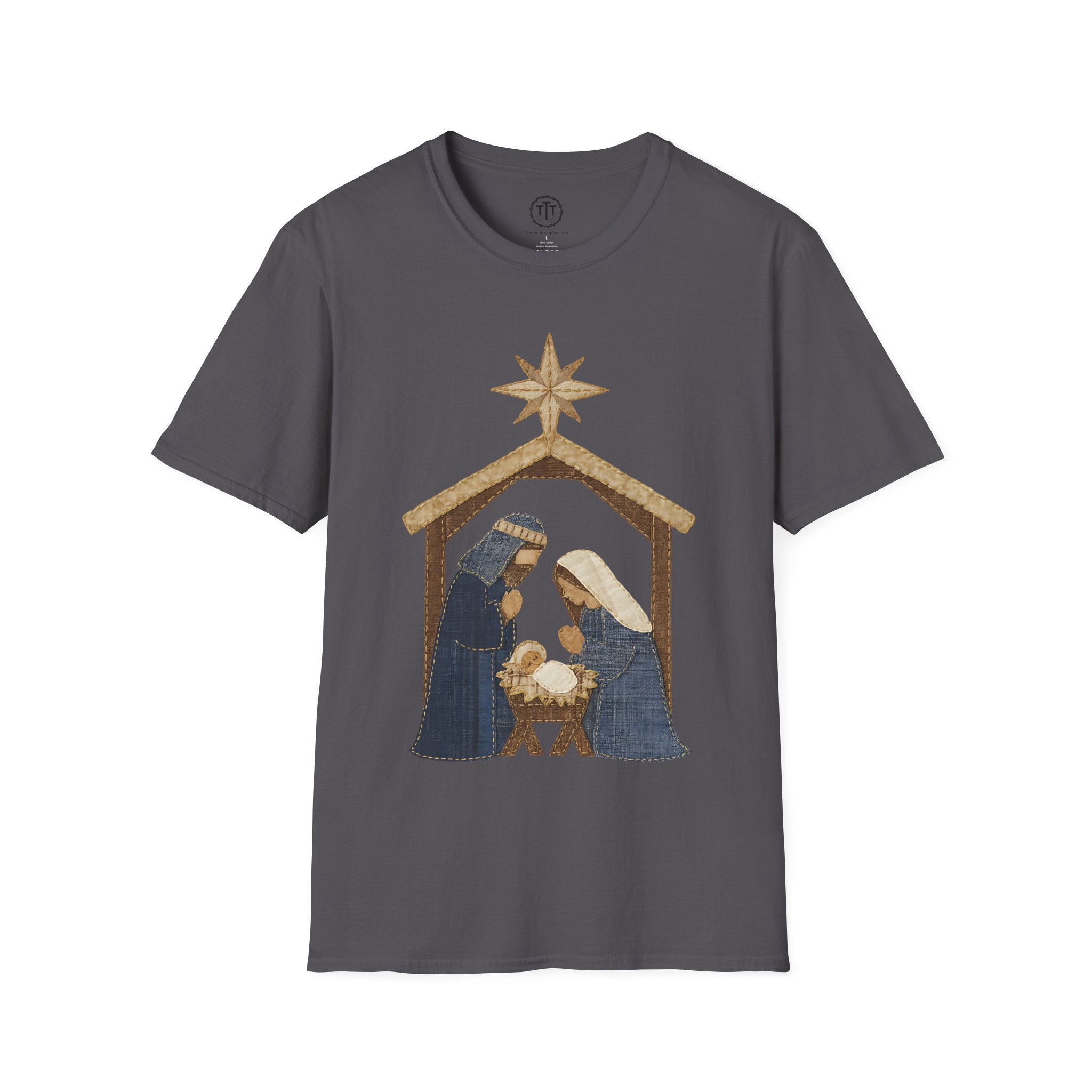 Patchwork Print Manger Scene