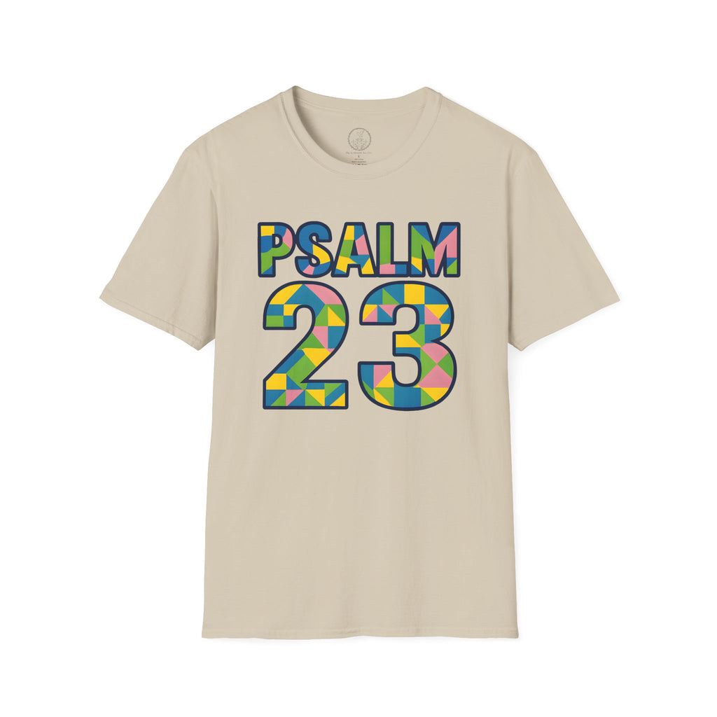 Psalm 23 Geo Mosaic Christian T-Shirt