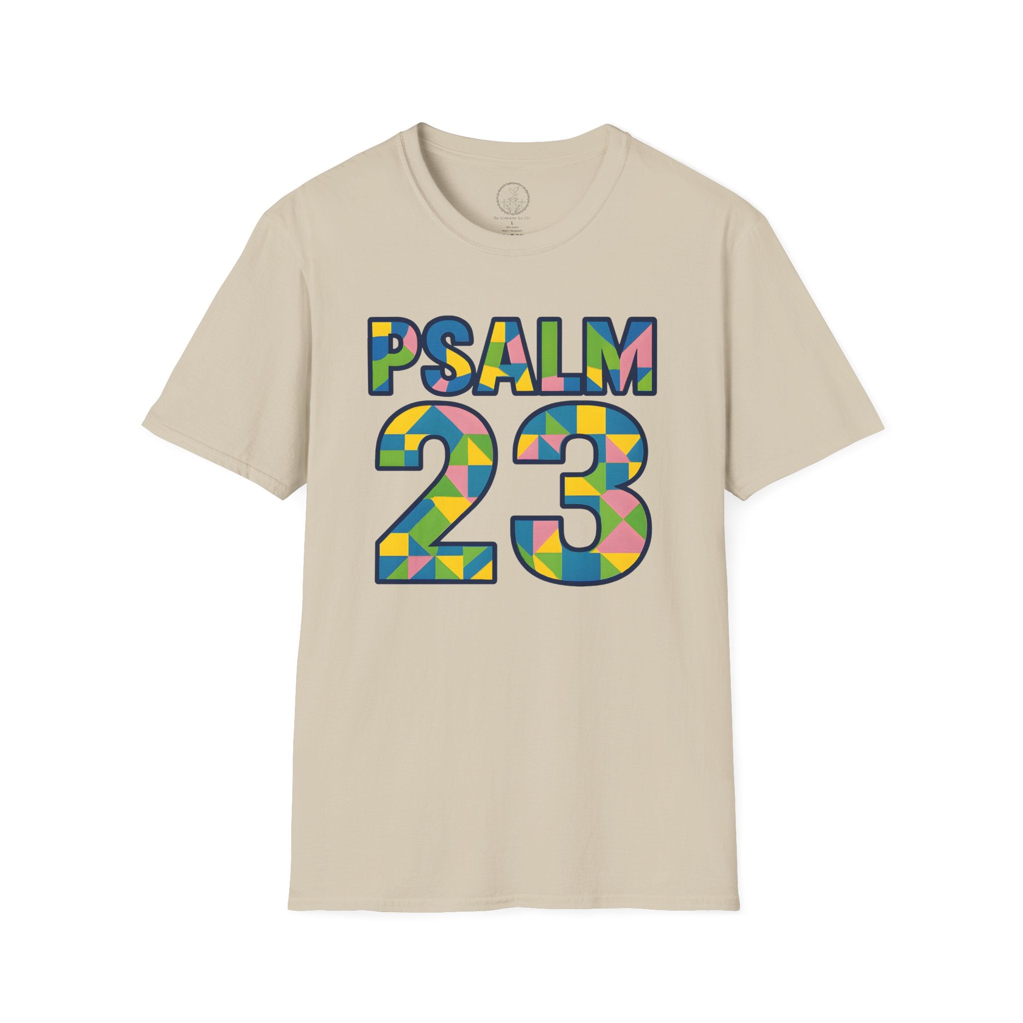 Psalm 23 Geo Mosaic Christian T-Shirt