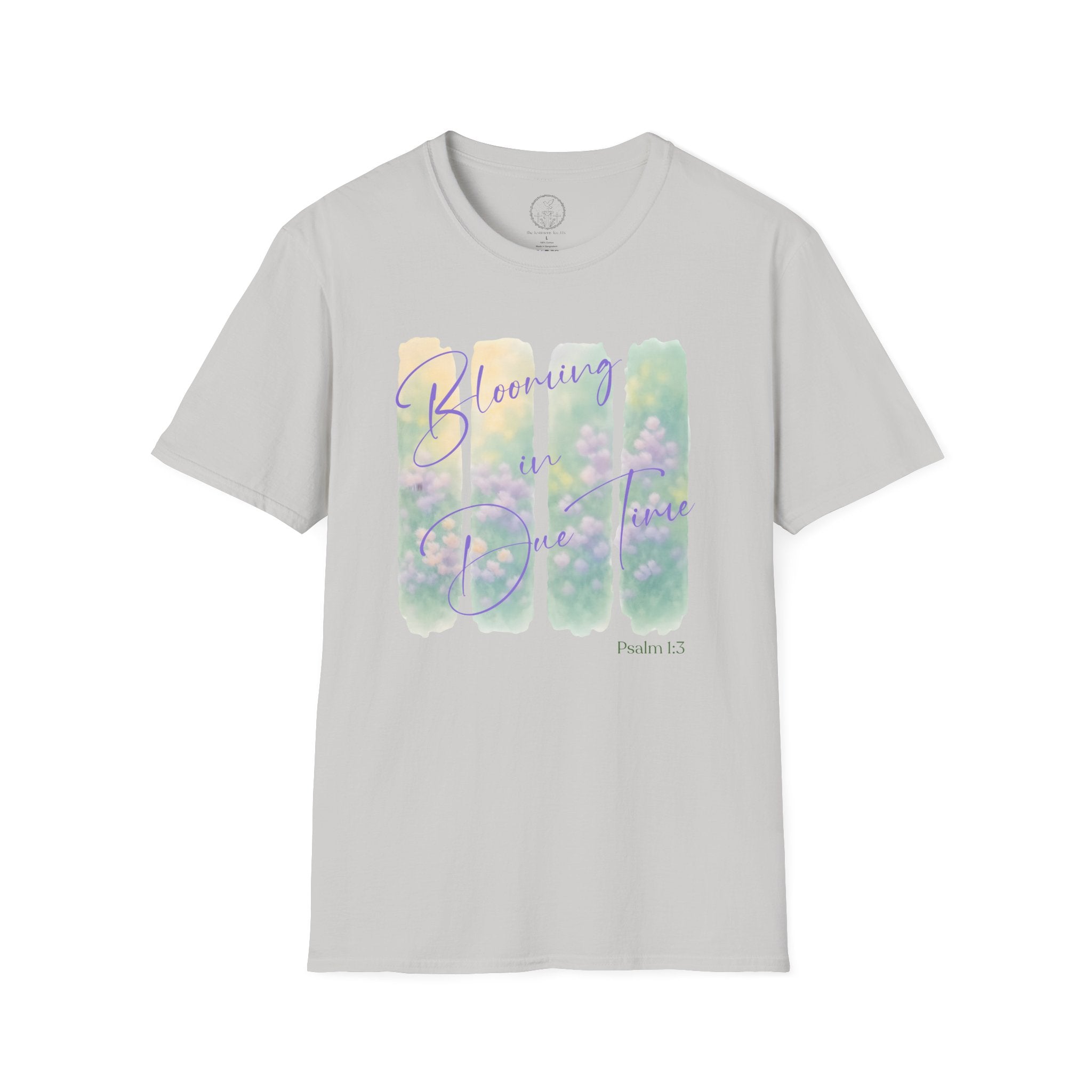 Blooming in Due Time – Psalm 1:3 Christian T-Shirt